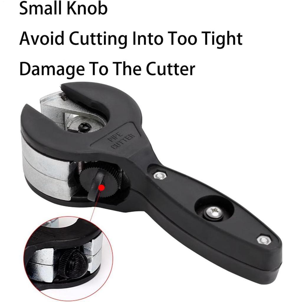 PVC Pipe Cutter Alloy Ratcheting Tubing Cutter Compact Rigid PVC Pipe Cutter 1/4 To 7/8 Inches PVC Pipe Shears For Cutting