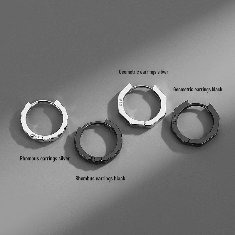 Trendy Men's Hip-Hop Single Earring: European & American Style