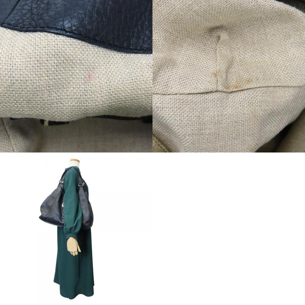 Used GUCCI Tote Bag 268747 leather black Shoulder