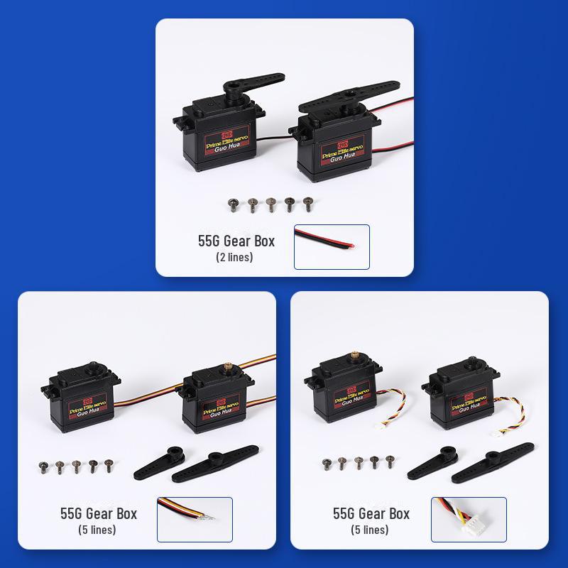 55g Waterproof Digital Copper Metal Gear Servo for Intelligent Robot and Toy Servo