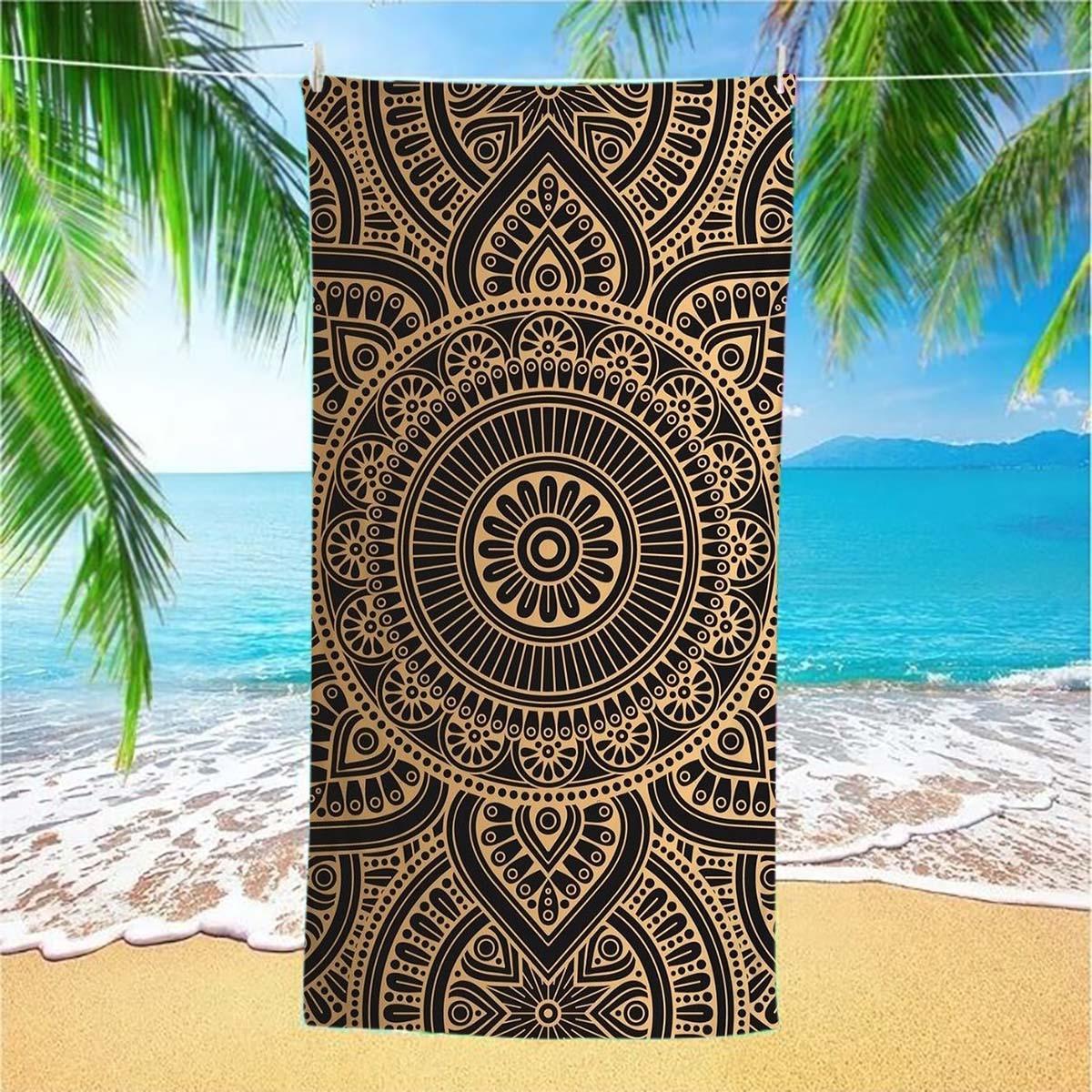 

Exquisite Mandala-Patterned Beach Towel for Ultimate Beach Days! Suitable for towels, bath towels, beach towels W30*H60(CM)