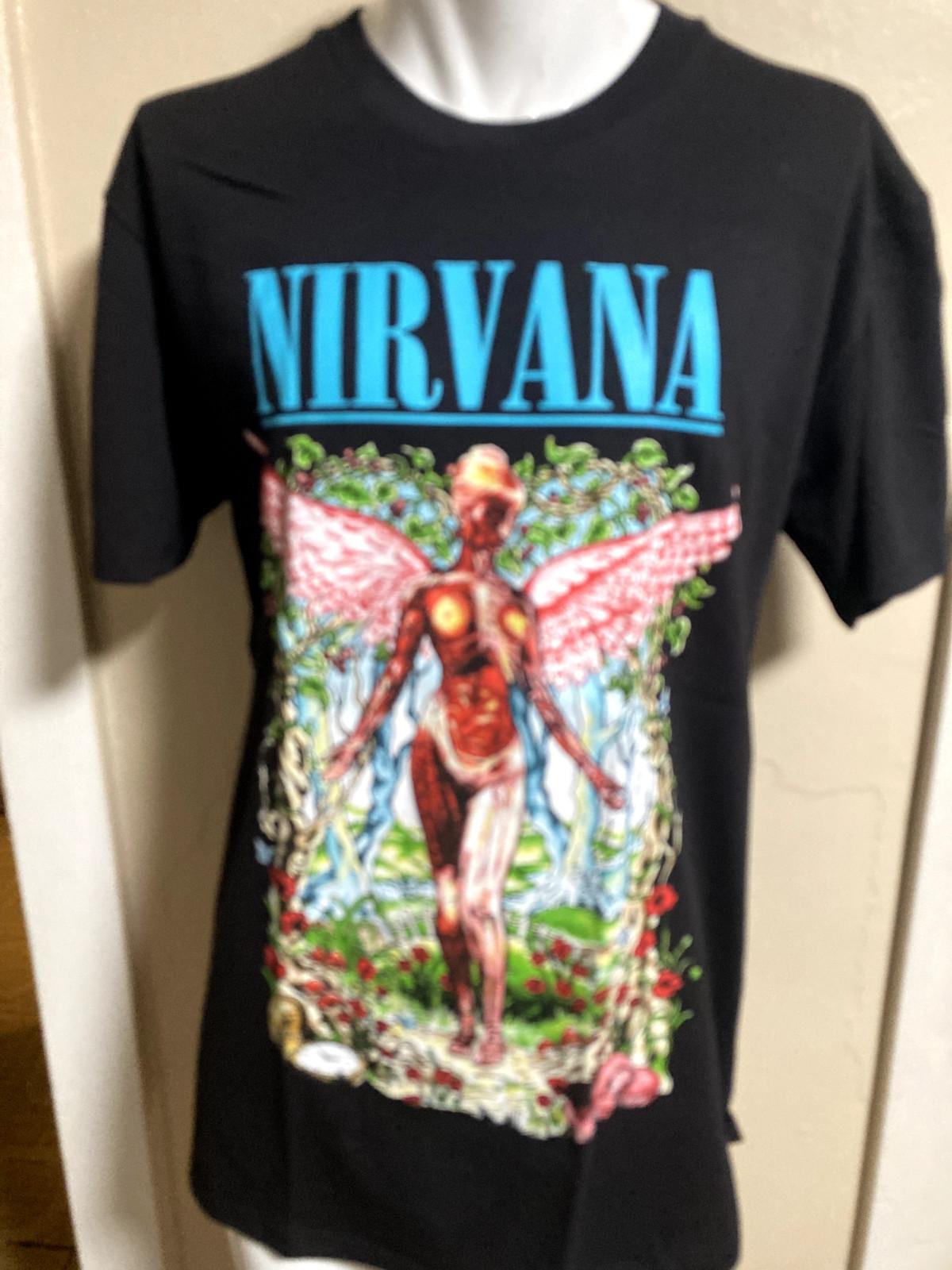 NIRVANA T-shirt Color BLACK Size M XXXXL