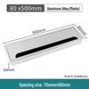 Aluminum Office Desk Cable Cover with Bristles - Sound-Dampening Rectangular Wire Organizer