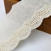 Exquisite Lace Trim: 13CM Wide Pure Cotton Fabric Edge with Embroidery for DIY Accessories