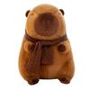 25-30CM Hot Plush Stuffed Doll Cute Scarf Pufferfish Plush Kawaii Animal Toy Children's Birthday Gift Capybara Doll Kids Toys