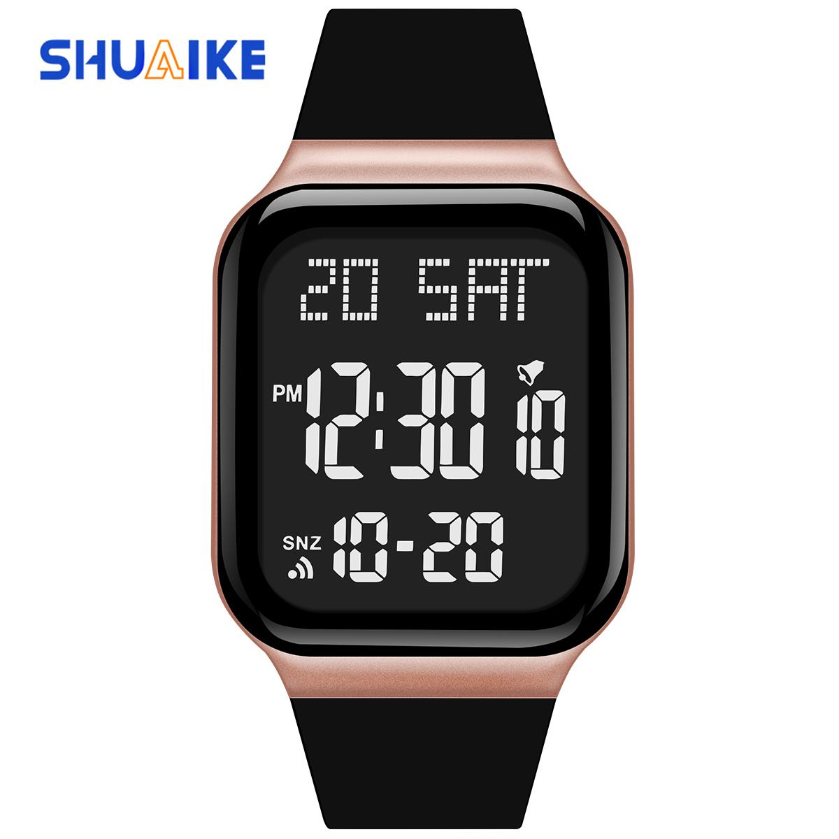 

Мужские деловые часы Цифровые Модные Силиконовые Спортивные Электронные Светодиодные Цифровые Часы Мужской Будильник Досуг