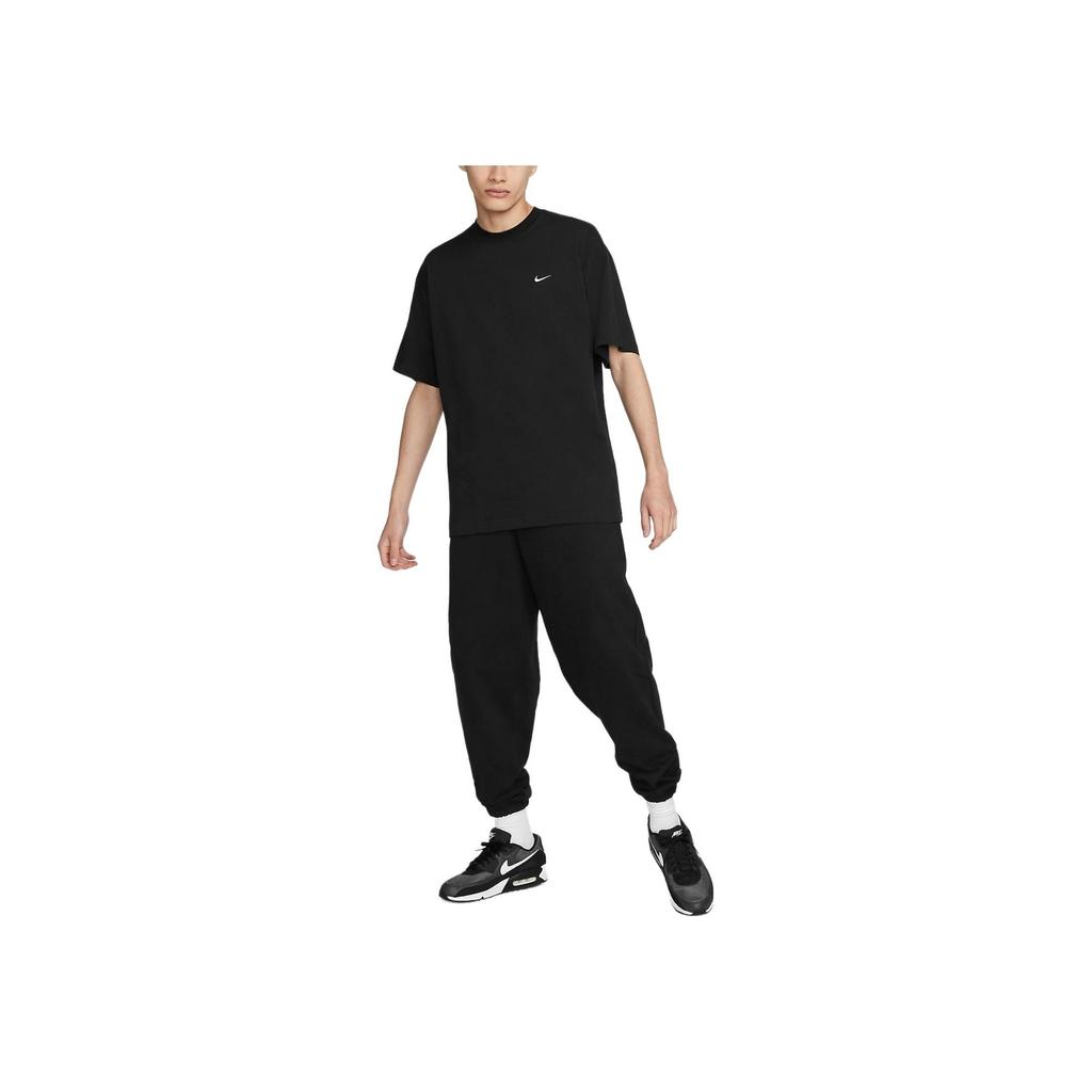 Nike Lab Solo Swoosh Essential Sports Short Sleeve T-Shirt Men Tops Black DA0321-010
