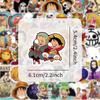 50 One Piece Stickers - Cartoon Anime Luffy & Zoro Decorations for Phone Cases & Water Bottles