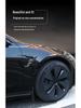 Tesla Model 3/Y Fender Camera Cover and Side Emblem Sticker.