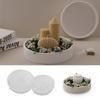 Round Storage Bowl Silicone Molds Candle Tray Molds Plaster Molds Epoxy Resin Molds Castings Molds Flower Pots Molds