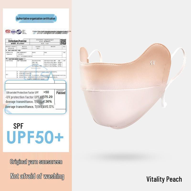 Summer Ice Silk Gradient Sunscreen Mask - UV Protection, Breathable Eye Cover for Men & Women