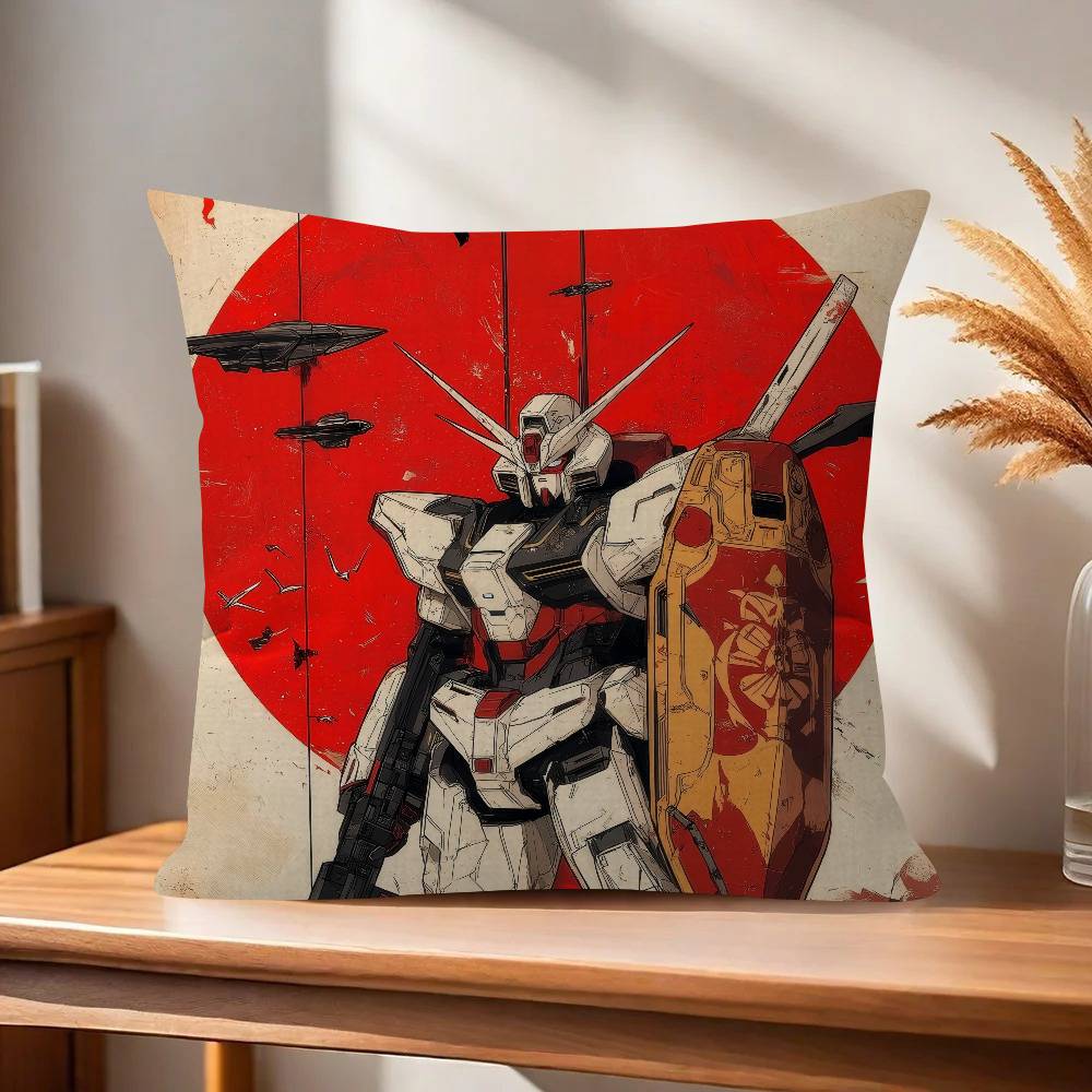 Pillowcase toon Gift Cushion Cover Bedroom Home Sofa Chair Seat Decor pillow case Anime cool ggGUNDAM classic