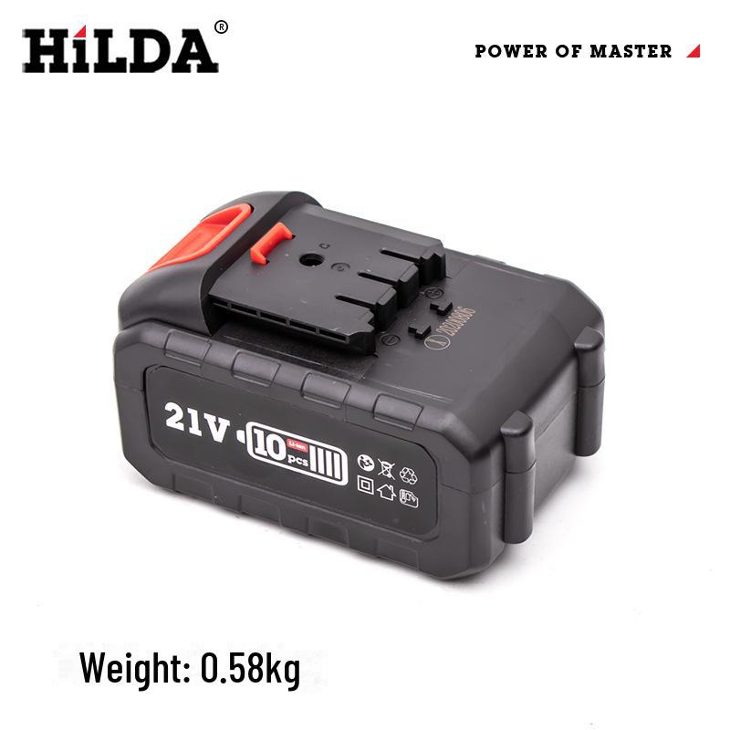 HILDA 4-Inch One-Handed Electric Lithium Chainsaw for Woodworking and Garden Felling.