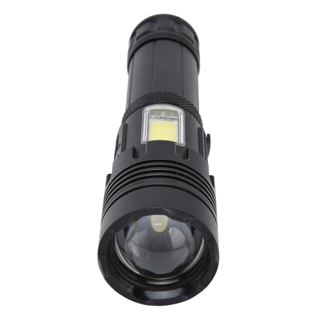 Glare Flashlight Super Bright Waterproof Zoomable with Power Display for Outdoor