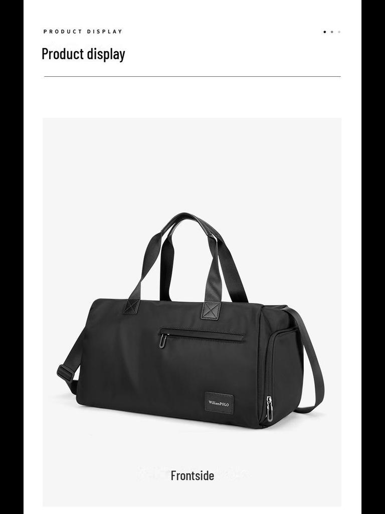 Pánská cestovní taška King Paul: Vodotěsné, velkokapacitní, suché/mokré oddělení, kabelka a sportovní úložiště.