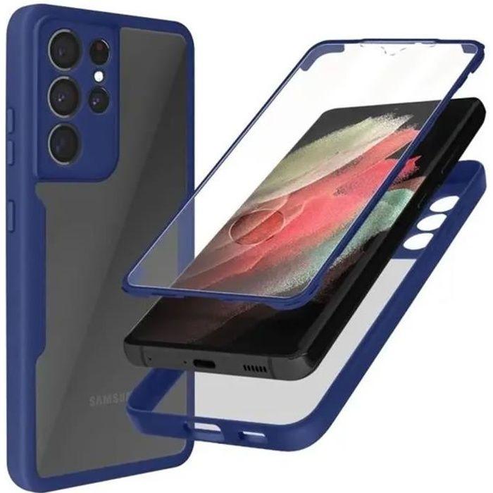 Coque - Samsung - S21 Ultra - Bleu Marine - Anti-Rayure - Protection 360°