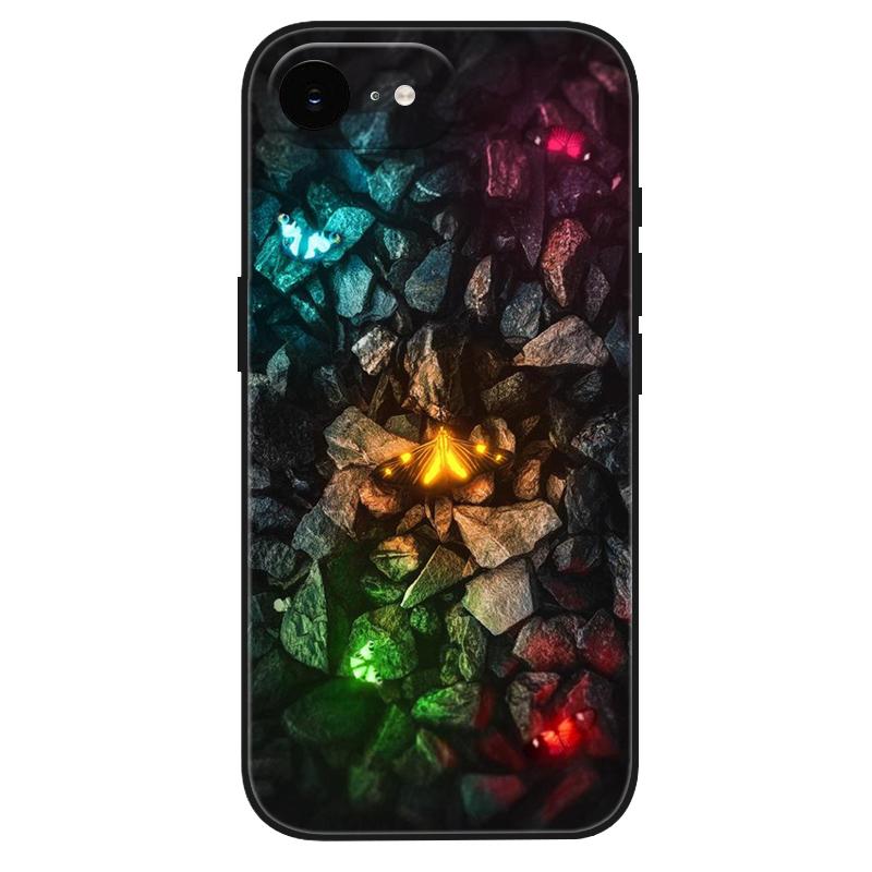 For iPhone 17e Case Silicone Luxury Space Cute Painted Soft Bumper for iPhone 17e 2026 17 e Phone Cover TPU Funda Shockproof