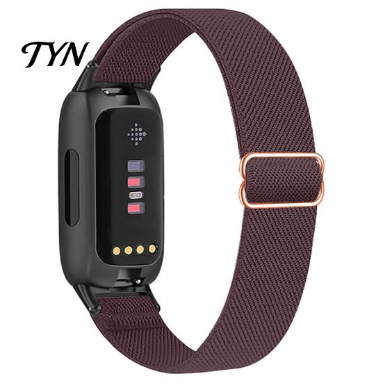 Cinturino per Orologio in Nylon Intrecciato, Elastico per Fitbit Inspire 3, Regolabile, Colorato, Traspirante, Sportivo, di Ricambio per Uomo Donna, Delicato sulla Pelle