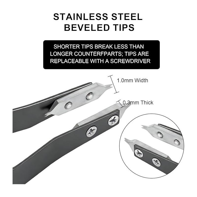 Spring Bar Removal Pliers: Grey V-Shaped & Y-Shaped Strap Remover