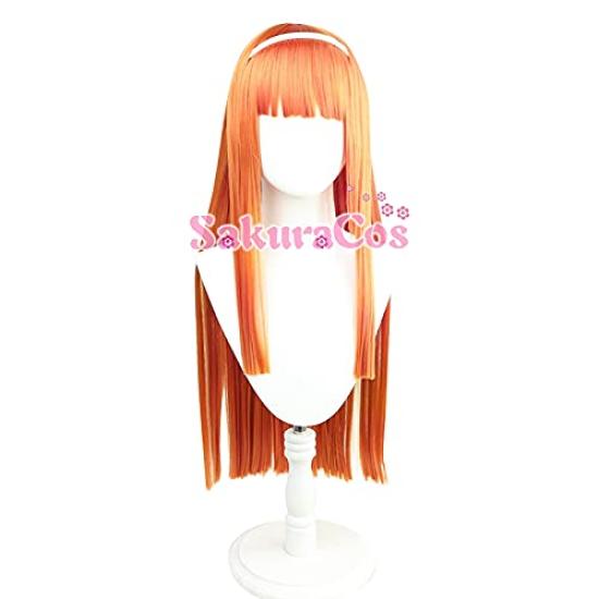Sakuracos Uma Musume Pretty Derby Spica Silence Suzuka Cosplay Perücke Sofort lieferbar