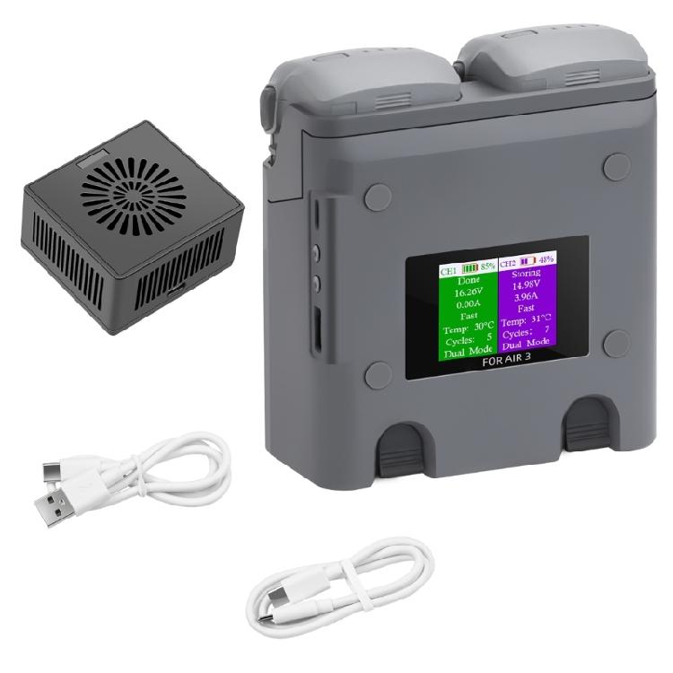 Battery Charging Hubs for Air 3 Flights Battery Charger USB 5V 3A Input Charging Two Batteries Accessories
