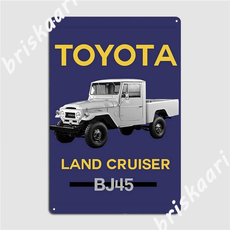 

Land Cruiser Bj45 Металлические таблички Дизайн Дом Стена Паб Настенная роспись Жестяная табличка Постеры 20x30cm