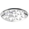 Escargot Plate 12-Holes Stainless Steel Snail Mushroom Escargot Baking Plate Dishes for Escargot