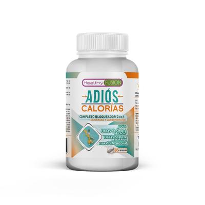 Gesunde Fusion – Tschüss, Kalorien | Kohlenhydrat- und Fettblocker | Fatburner, Abnehmen | Reduziert den Appetit | 60 Kapseln