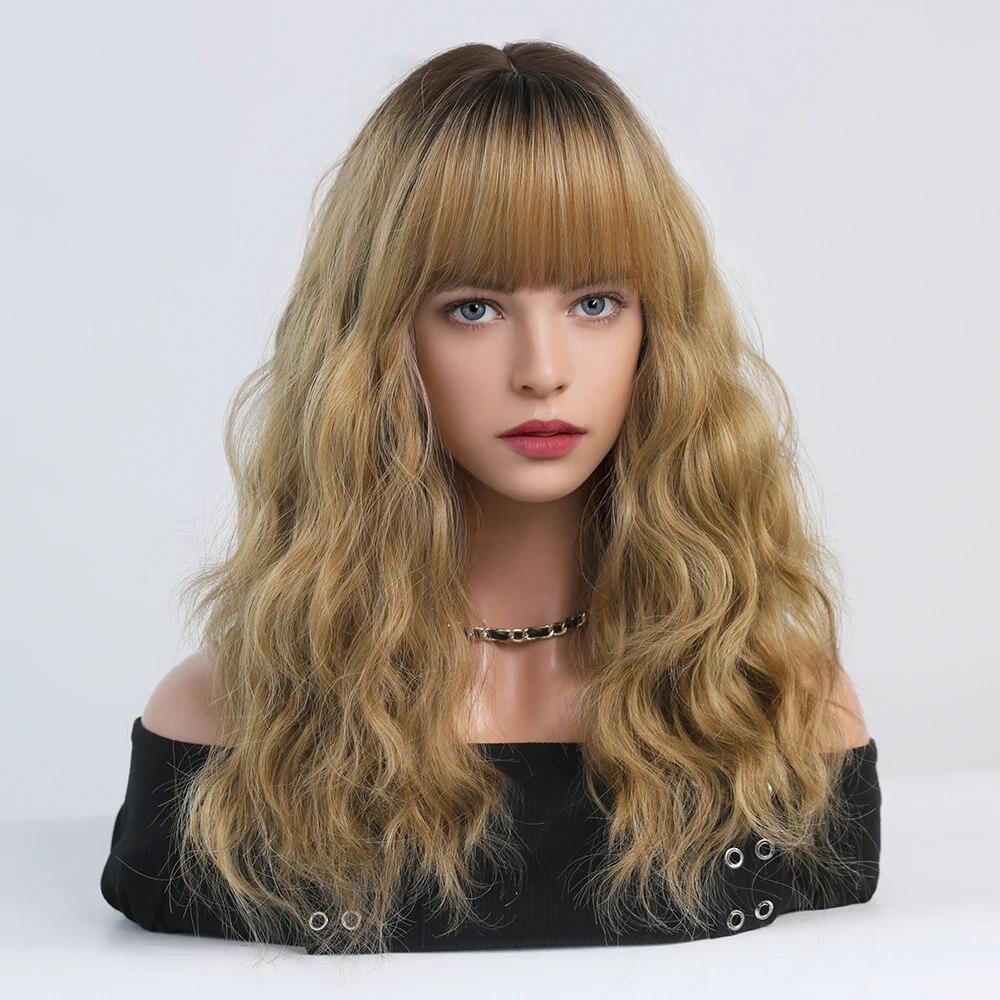 Perucă verde pentru femei Perucă de păr sintetic Bob până la umăr Perucă ondulată Cosplay Party Perucă de Halloween pentru femeie cu păr fals