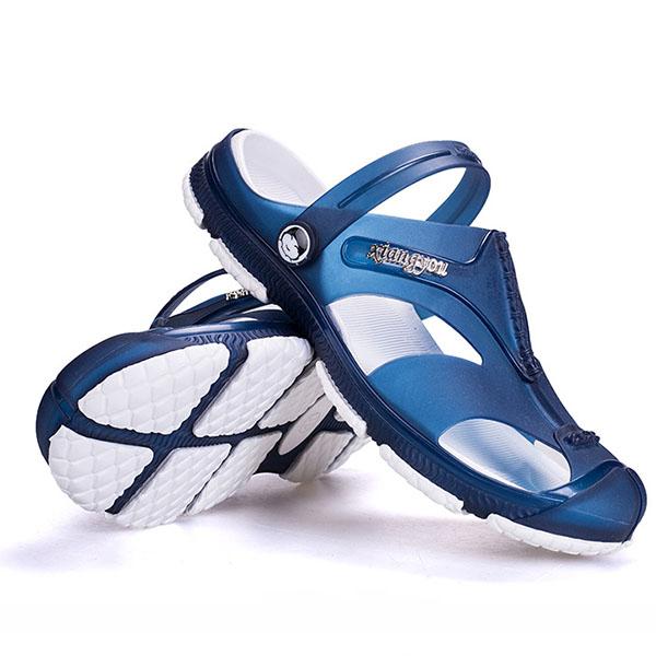 Pánské Velké Velikosti Protiskluzové Vnitřní Koupelnové Ploché Pantofle Jaro Léto Venkovní Plážové Baotou Pantofle