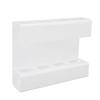 Wall Mount Straw Holder with Adhesive Bottom Drainage Acrylic Cabinet Door Reusable Straw Storage   for Kitchen Tabletop