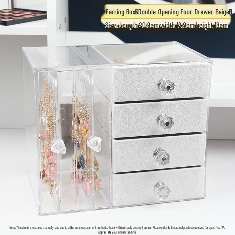 In Stock: Transparent Earring & Hair Accessory Storage Display Box