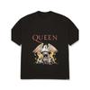 Queen Band Logo T-Shirt Weiß Rockmusik Band Druck Unisex Lässig Streetwear Oberteil für Männer Frauen