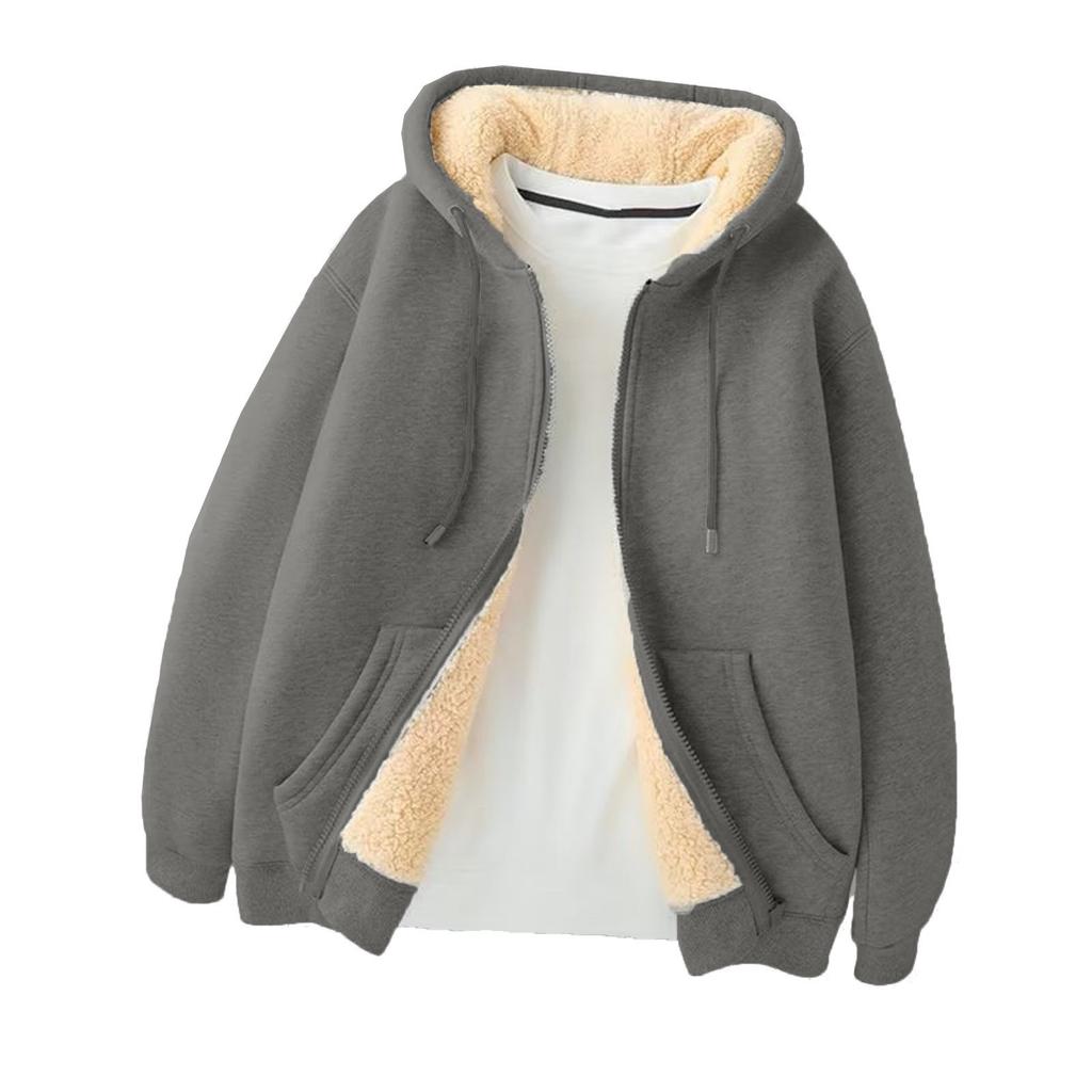 Vyriškas paltas Sunkus ir vilnonis storas vyriškas megztinis su megztiniu