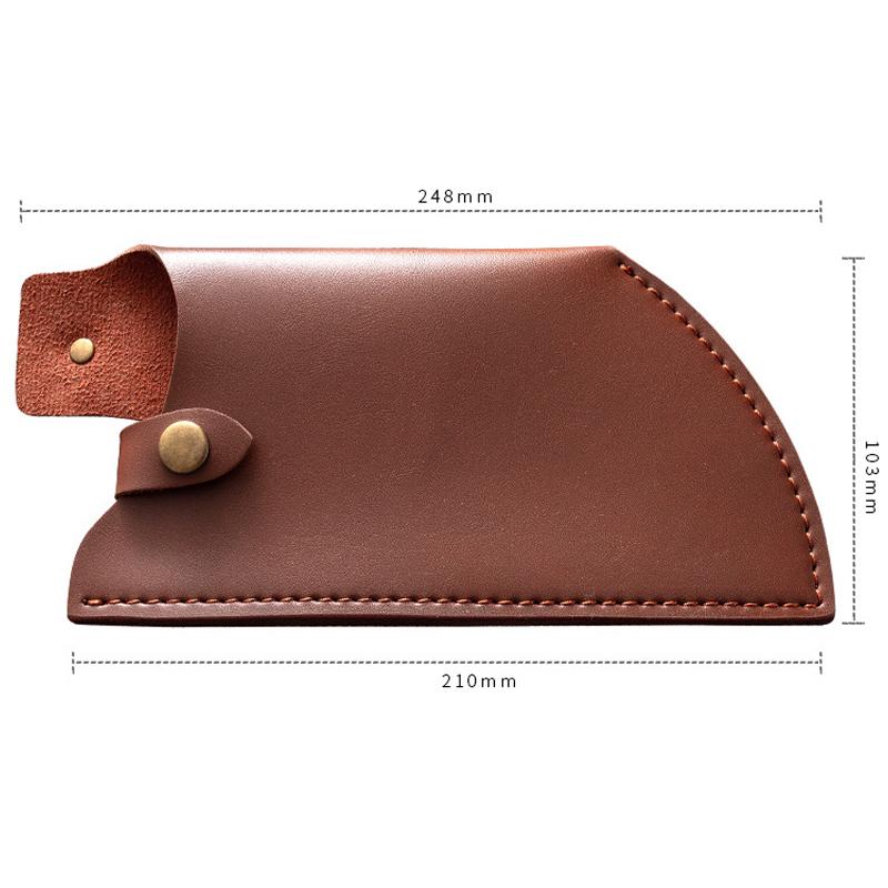 Chef Knife Sheath Butcher Kitchen Tools PU Leather Sheath Protective Cover Case Portable Tactical Outdoor Scabbard Case