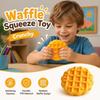 Crunchy Waffle Squeeze Toy Building Blocks Realistic Dessert Pinch TPR Fidget Toy  for Kids Adults