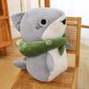 Cute Outing Shark Doll Plush Toy Girl Bed Sleeping Doll Warm Heart Accompany Girlfriend Birthday Gift