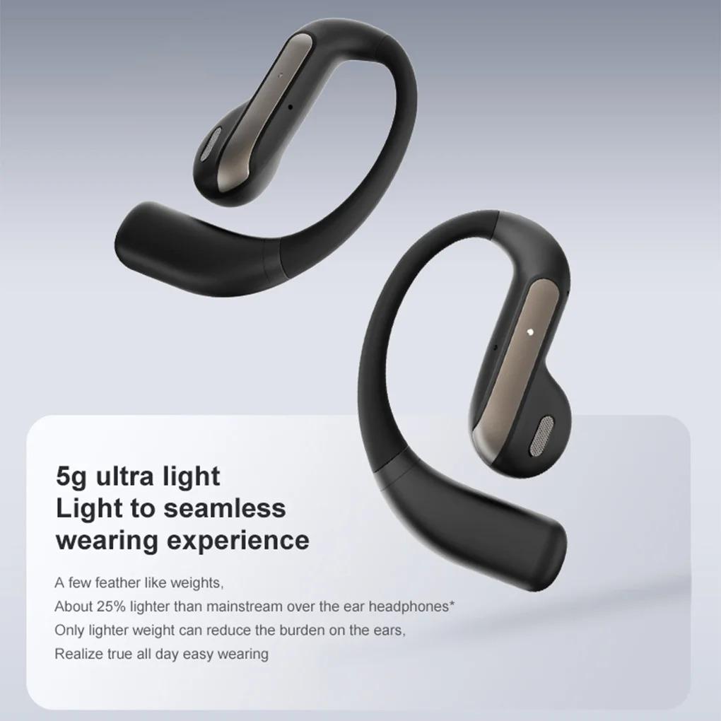YJ55 Smart Bluetooth Headphones Open Semi-in-ear Air Conduction True Wireless Sports Long-lasting Bluetooth Headphones NEW 2025
