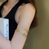 European-American Open Arm Cuff Bracelet - High-End, Versatile, and Exaggerated Fashion Jewelry for Women