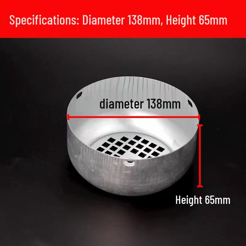 Einphasenmotor Lüfterabdeckung Kappe, Blech Lüfterabdeckung, Modell 138/YL90