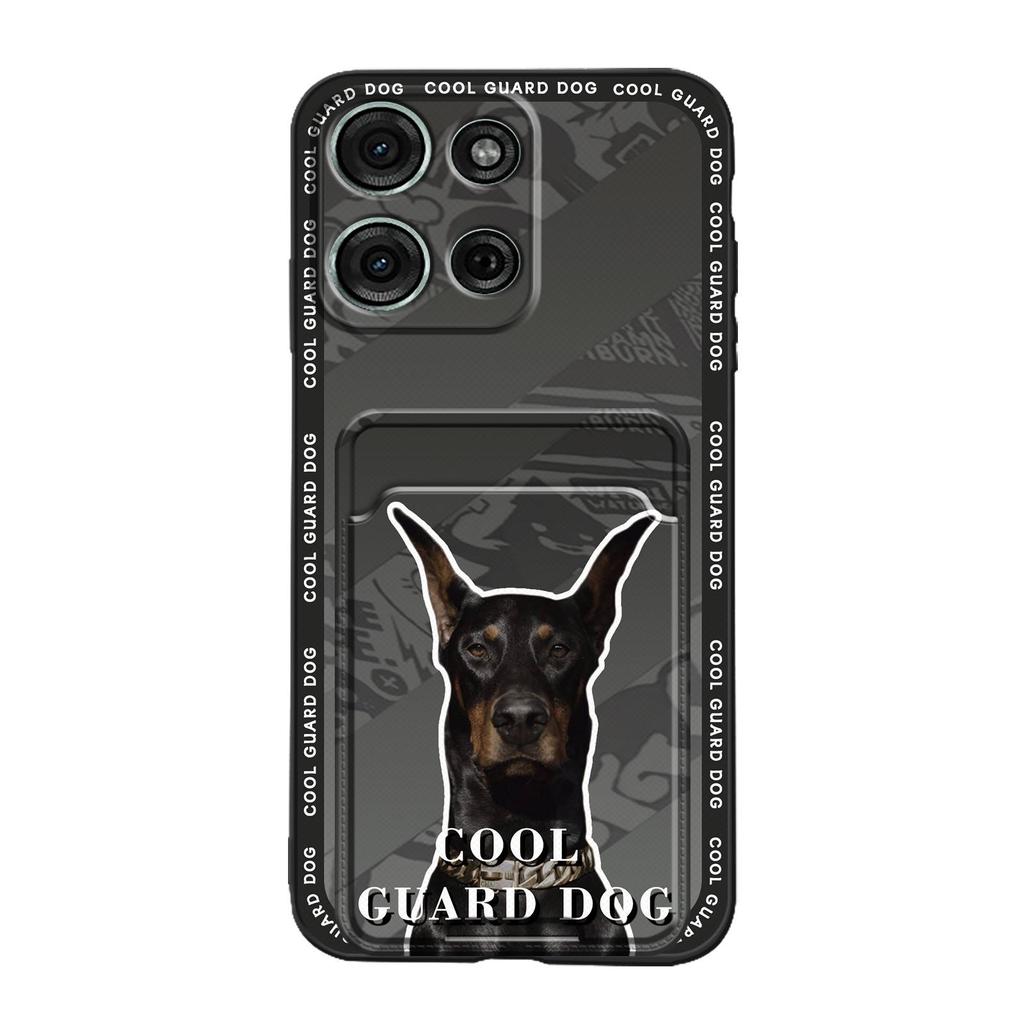 Protective Durable Phone Case For MOTO G75 5G Graffiti Shockproof TPU Cute Full Wrap Card Sleeve Anti-knock Soft Case