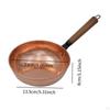 23cm Diameter Copper Soup Pot Multifunctional Heating Boiling Saucepan for Home Use