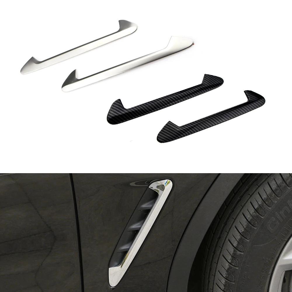 Stickers for BMW X3 G01 X4 G02 2018-2026 Front Side Wing Fender Air Guide Vent Grill Grille Hole Emblem Trim Cover Accessories