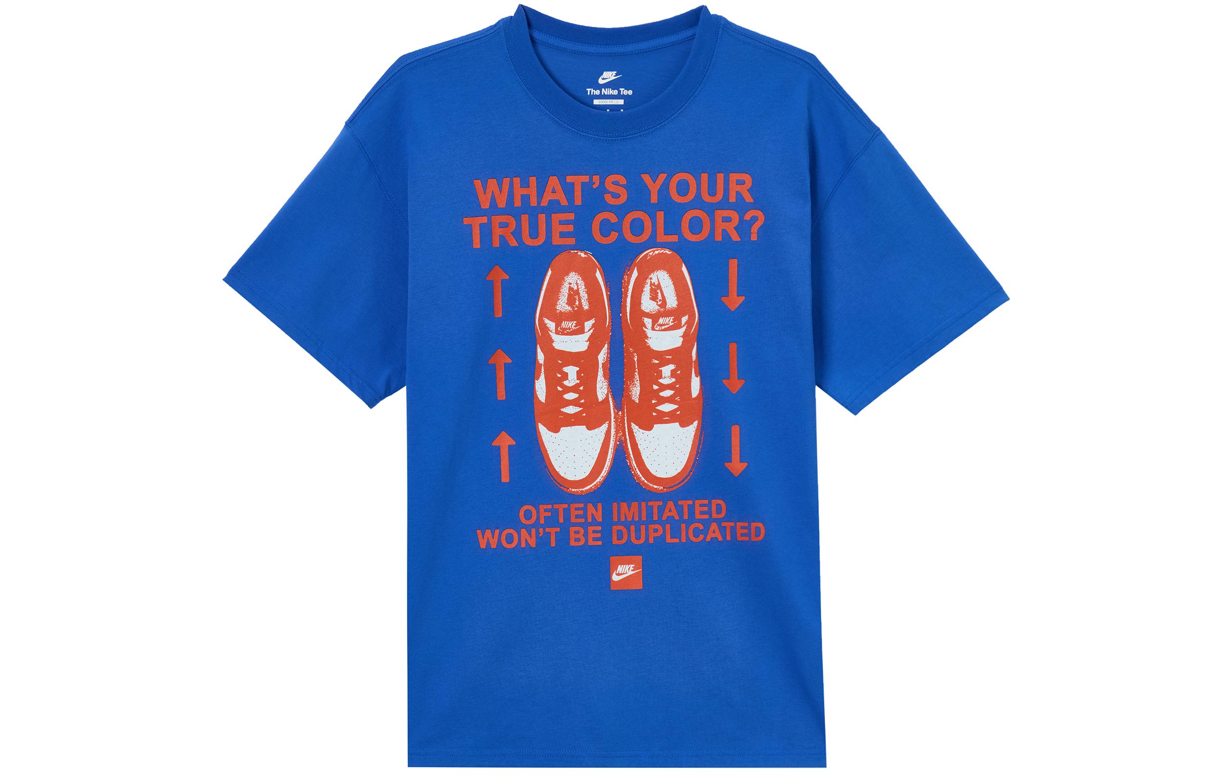 Nike T Shirts Men s Blue Crew Neck HJ0757-480 S