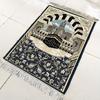 VIKAMA Muslim Prayer Carpet Travel Foldable Portable Tassel Prayer Carpet Non-Slip Muslim Prayer Mat Home Decoration