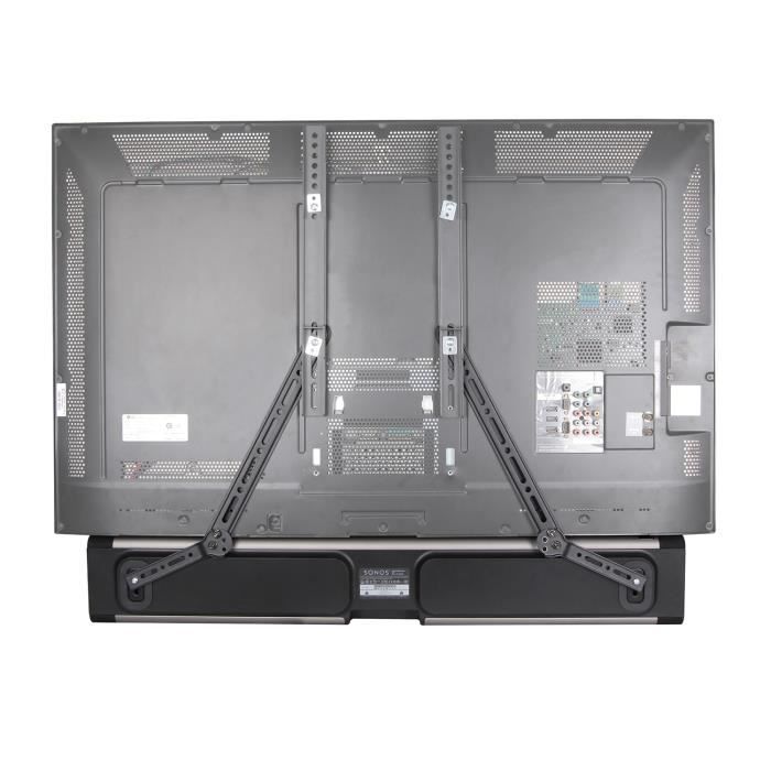 Support de barre de son - universel - réglable - compatible vesa 23-65" - charge max 15kg - noir