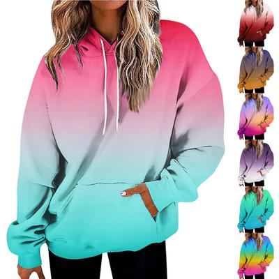 Women's Fashion Daily Versatile Casual V-Neck Long Sleeve Printed Top