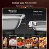 ZISIZ Stainless Steel Rectangular Deep Serving Tray