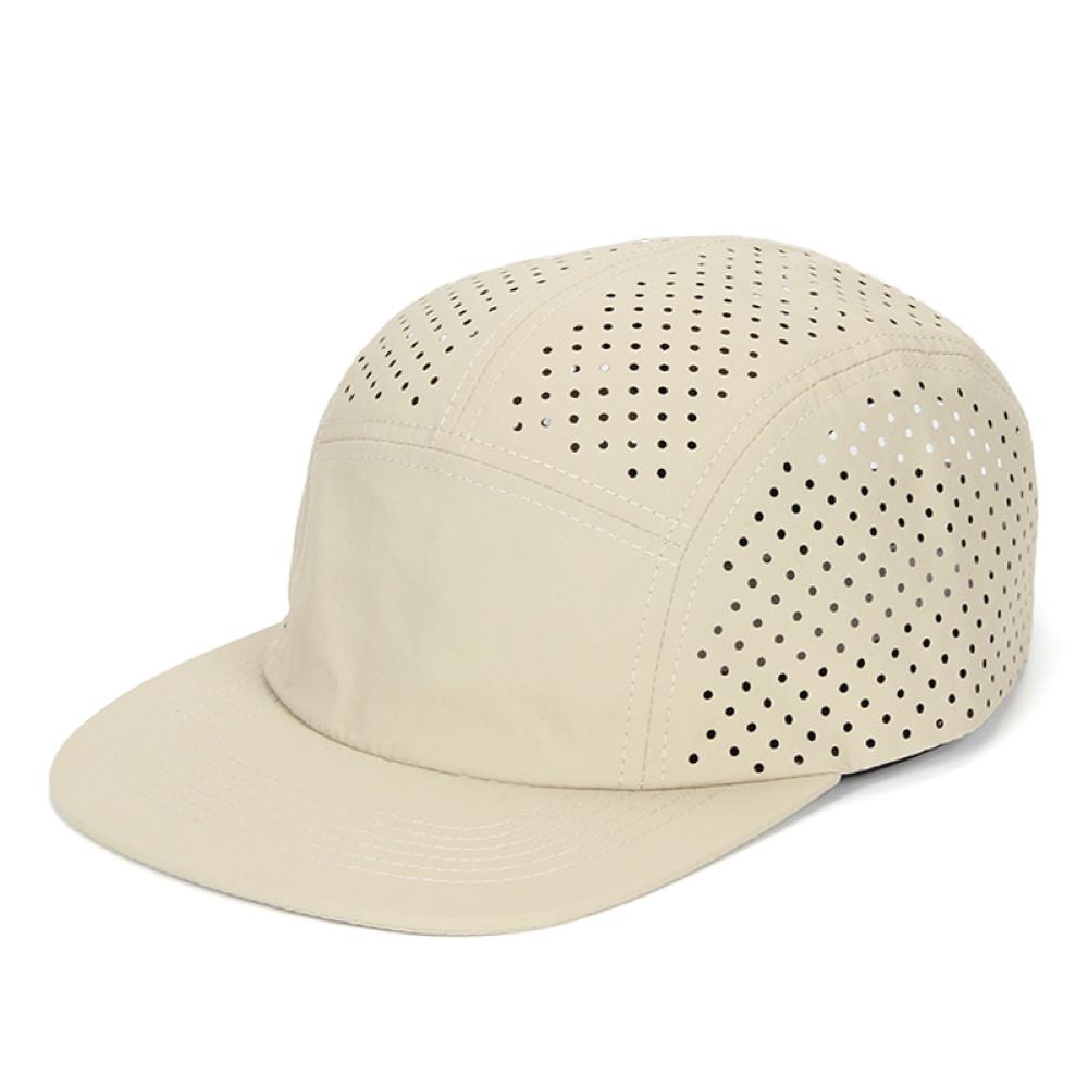 Perforated 5-Panel Cap for Men Lightweight Breathable Quick-drying Baseball Caps Running Camping Hiking Training Outdoor Activity Hat