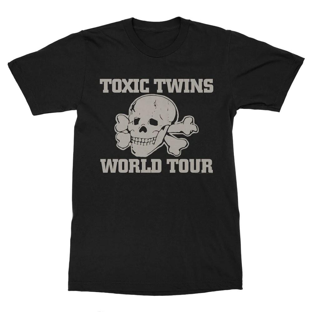 Aerosmith Toxic Twins World Tour Cotton T-Shirt - Steven Tyler, Joe Perry Unisex T-Shirt Graphic Tee XL